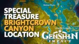 Special Treasure Brightcrown Canyon Genshin Impact Location
