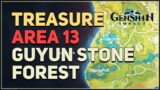 Treasure Area 13 Lost Riches Guyun Stone Forest Genshin Impact