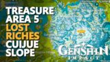 Treasure Area 5 Genshin Impact Lost Riches Cuijue Slope
