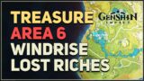 Treasure Area 6 Lost Riches Genshin Impact Windrise