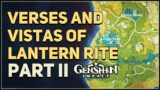 Verses and Vistas of Lantern Rite (Part II) Genshin Impact