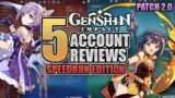 What Speedrunning Genshin Reviews Looks Like… | Xlice Account Reviews #12 | Genshin Impact