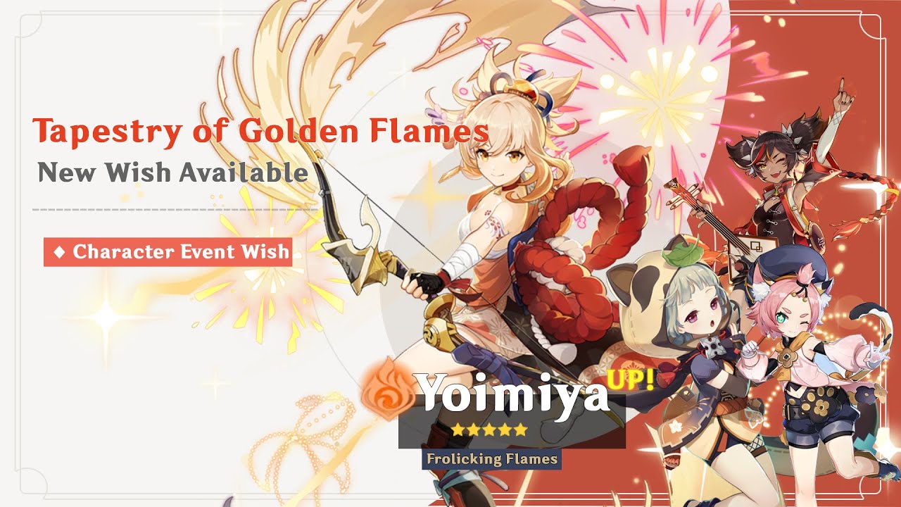 Genshin Impact Yoimiya Banner