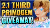 2.1 THIRD PRIMOGEMS GIVEAWAY (DON'T MISS AGAIN!) Genshin Impact F2P Limited Redeem Codes! Thoma
