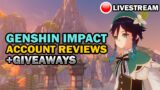 [ACCOUNT REVIEW] PATCH 1.4 EXPLORING GENSHIN IMPACT LIVESTREAM! +Giveaway in description!