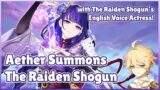 Aether’s Voice Actor Pulls For the Raiden Shogun (Featuring Raiden Shogun’s VA) | Genshin Impact