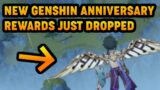 Babe, new anniversary rewards just dropped – Genshin Impact.