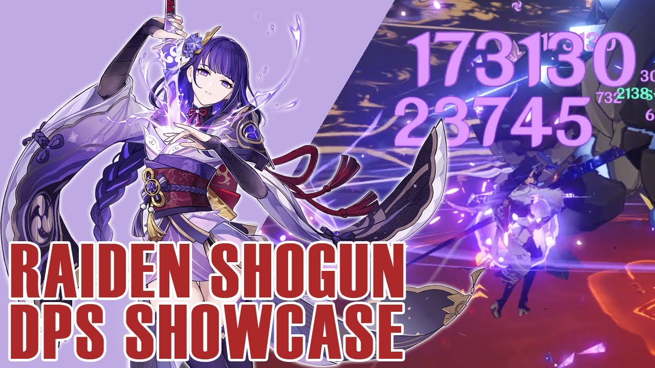 C0 Raiden Shogun Dps Showcase Main Dps And Sub Dps Teams Genshin