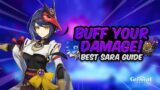 COMPLETE SARA GUIDE! Best Kujou Sara Build – Artifacts, Weapons & Teams | Genshin Impact
