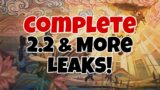 Complete 2.2 & More Leaks | Genshin Impact