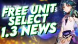 FREE Character Select! + Free Primogems, Xiao, & More! HUGE Genshin Impact Patch 1.3 UPDATE News