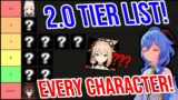 Genshin Impact 2.0 Tier List! How Will The Meta CHANGE?
