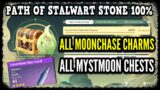 Genshin Impact All Moonchase Charms & Mystmoon Chests for Path of Stalwart Stone All Collectibles