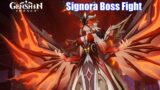 Genshin Impact – Signora Boss Fight (Crimson Witch vs Aether)