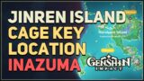 Jinren Island Cage Key Location Genshin Impact