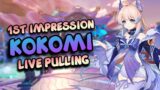 KOKOMI WAITING ROOM | LIVE PULL – Genshin Impact 2.1