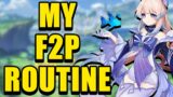 My F2P Daily Routine! (highly recommended) | Genshin Impact