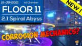 New 2.1 Spiral Abyss Floor 11 ! New Corrosion Mechanics Is SO HARD ! | First Look | Genshin impact