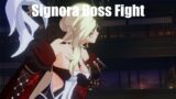 Signora's Death – Signora Boss Fight – Genshin Impact 2.1