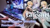 Teyvat Chapter Storyline Preview: Travail (Genshin Impact) FULL Piano Arrangement