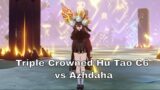 Triple Crowned Hu Tao C6 vs Azhdaha Solo | Genshin Impact