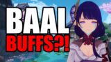 WHAT ARE THE CHANCES OF BAAL GETTING BUFFS…. | GENSHIN IMPACT