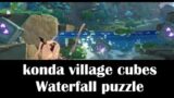 konda village cubes Waterfall puzzle genshin impact inazuma short