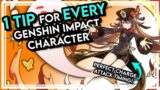 1 Tip For Every Genshin Impact Character