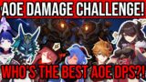 1.3 MILLION HP AOE DAMAGE! WHO'S THE BEST AOE DPS?! 17 Popular Characters! Genshin Impact
