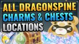 ALL Dragonspine Moonchase Charms & Chests Locations Genshin Impact Moonlight Seeker Route Primogems