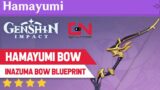 Blueprint Bow Inazuma Weapon | Genshin Impact – 4 Star Hamayumi (Normal/Charged Attack DMG Increase)