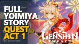 Full Yoimiya Story Genshin Impact Quest