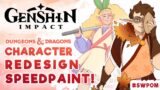 HHLR AU: GENSHIN IMPACT! | Redesigning our D&D party! #SWPOM