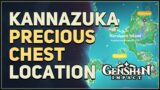 Kannazuka Precious Chest Location Genshin Impact