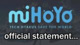 MiHoYo's official statement to Genshin Impact Anniversary anger is here… (oof)
