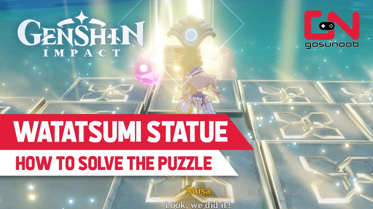 Solve the puzzle of the watatsumi statue genshin impact solitary sea