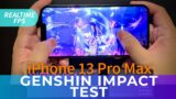 Sorry Apple, try harder next time. iPhone 13 Pro Max Genshin Impact FPS Performance/Power Test