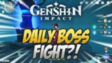 You Can Fight This NEW Secret Boss EVERYDAY! Genshin Impact