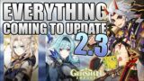3 BANNERS?! | ALL UPDATES Coming to 2.3 – Livestream Reaction | Genshin Impact