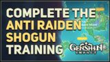 Complete the Anti Raiden Shogun Training Genshin Impact