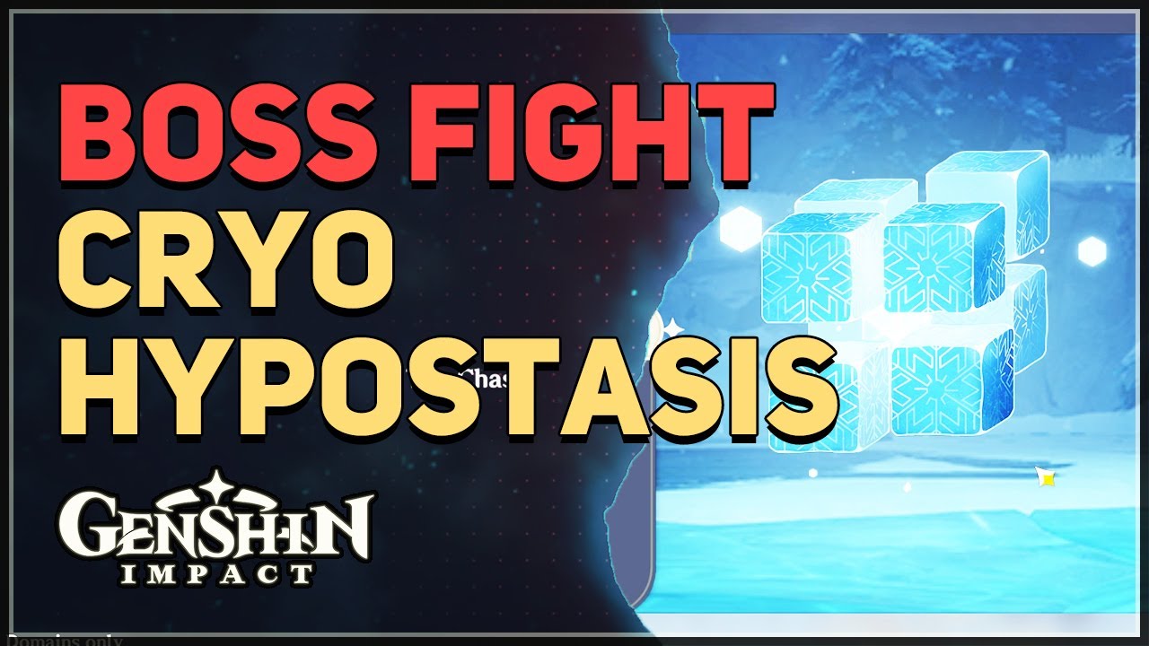 Cryo Hypostasis Genshin Impact Genshin Impact Videos   Cryo Hypostasis Genshin Impact 