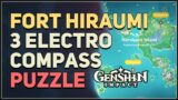 Fort Hiraumi 3 Electro Compass Pointer Lightning Probe Puzzle Genshin Impact