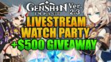 Genshin Impact 2.3 Livestream + $500 Giveaway
