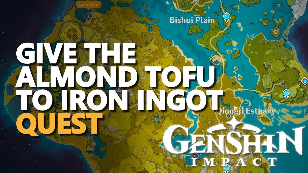 Give the Almond Tofu to Iron Ingot Genshin Impact - Genshin Impact videos