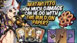 How Strong Is Itto On Paper? | Arataki Itto Build, Team, Artifact Set & Weapons | Genshin Impact