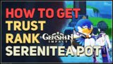 How to get Trust Rank Genshin Impact
