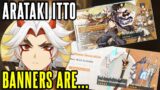 ARATAKI ITTO BANNER IS HERE! | Banners are looking kinda… Banner Review! – Genshin Impact