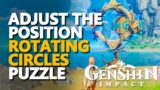 Adjust the position Circles Puzzle Genshin Impact