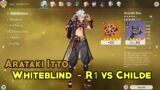 Arataki Itto C0:  Lv80 Whiteblind & Build vs Childe – Genshin Impact