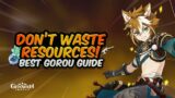 BEST GOROU BUILD! Advanced Gorou Guide – All Artifacts, Weapons & Teams | Genshin Impact